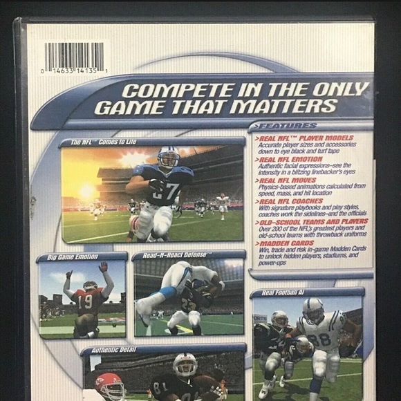 Madden 2001 Sony Playstation 2 PS2 Video Game NFL Football CIB TESTED COMPLETE - Picture 3 of 12